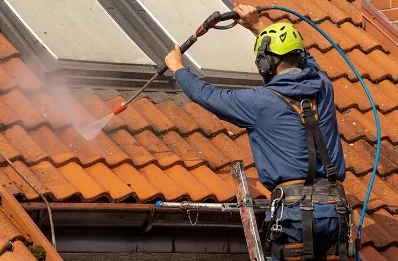 Démoussage et hydrofuge de toiture à Litz